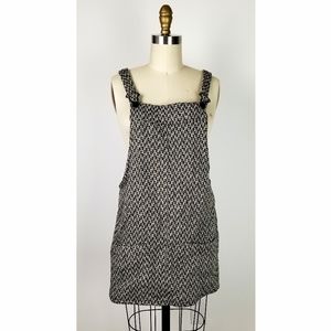 Mango Wool Blend Overalls Skirt size Small